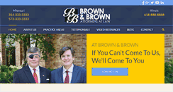 Desktop Screenshot of brownlawoffice.com