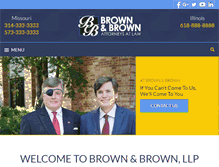 Tablet Screenshot of brownlawoffice.com